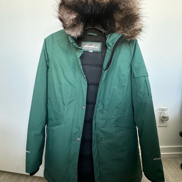 Winter Jacket Eddie Bauer, green, size M - Picture 3 of 4